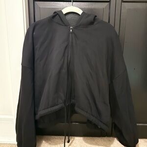 H&M Black Zip-Up Hoodie!